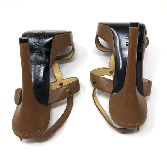 CASADEI, brown heeled sandals, made in Italy, size 9, NWOT - Picture 10 of 16